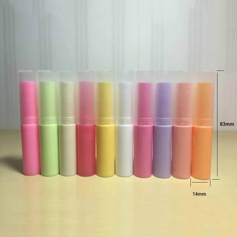 

Free Shipping 3ml Plastic Homemade Lip Balm Tube Empty Handmade Lipstick Package Bottles 100pcs/lot High Quality
