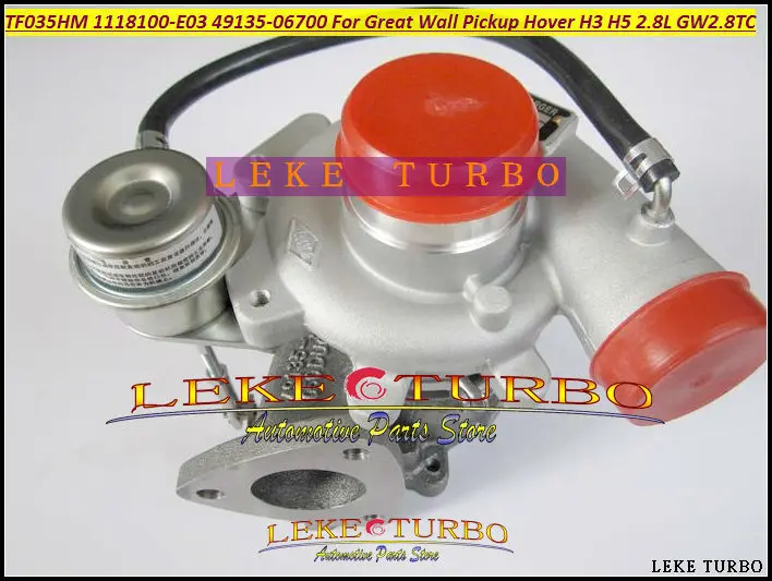 

TF035HM TF035 49135-06700 1118100-E03 1118100 E03 49135 06700 4913506700 Turbo For Great Wall Pickup Hover H3 H5 GW2.8TC 2.8L