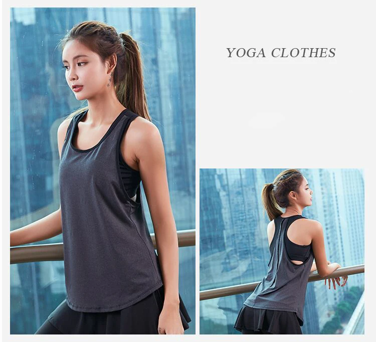 Loeay Women Sport Vest Yoga Tank Tops Neoprene Slimming Sweating Professional Sports Wear Gym Fitness Workout Running Sports Shirts 