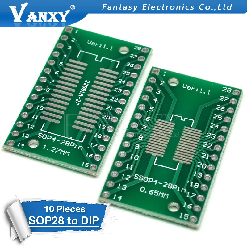 5 шт. TSSOP28 SSOP28 SOP28 к DIP28 плата передачи DIP Pin плата шаг адаптер