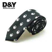 Новое поступление 2 дюйма широкий пояс мода "Джек череп" узор галстук-бабочка Полиэстер Тканый класический Для Мужчин's спортивные солнцезащитныt очки для мужчин