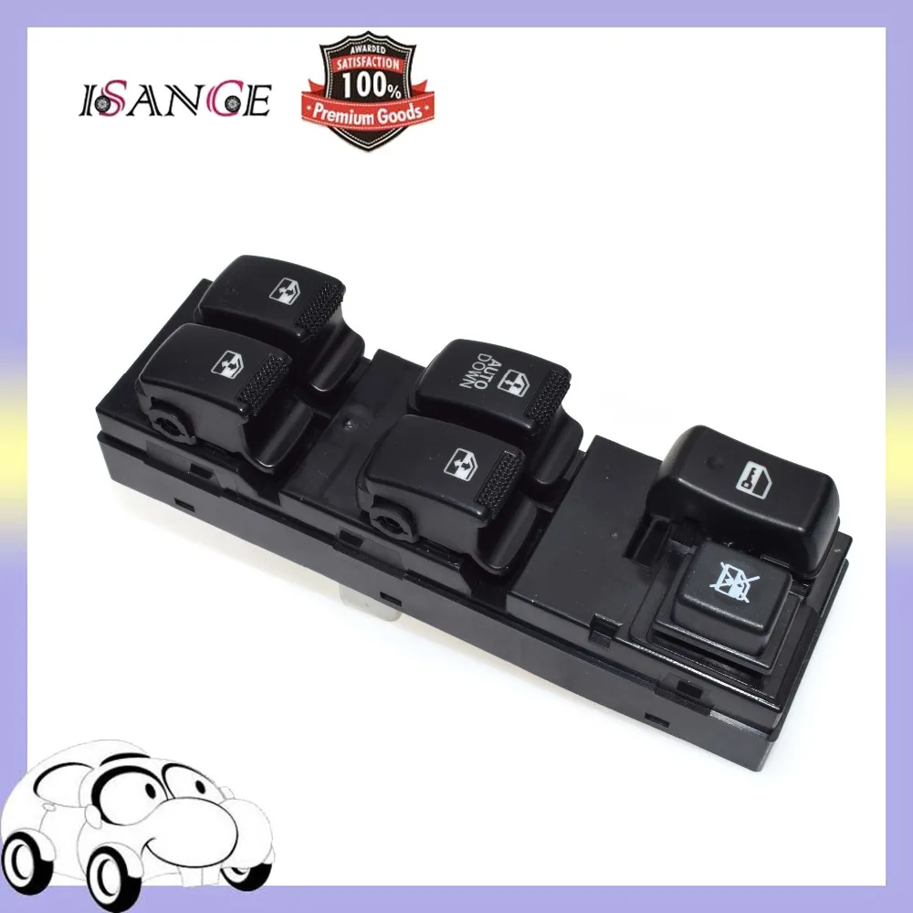 ISANCE Power Window Switch Master Front Left Driver For Hyundai Tucson