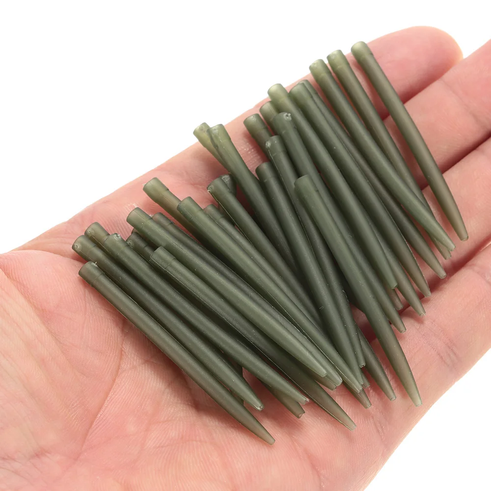 

38mm / 54mm Anti Tangle Rubber Sleeves Connect with Fishing Hook Carp Coarse For Carp Fishing Accessories 30/50/100 pcs