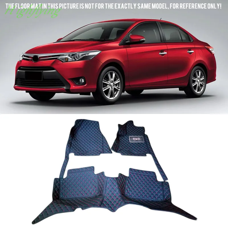 Interior Floor Mats Carpets Foot Pads For Toyota Yaris Sedan