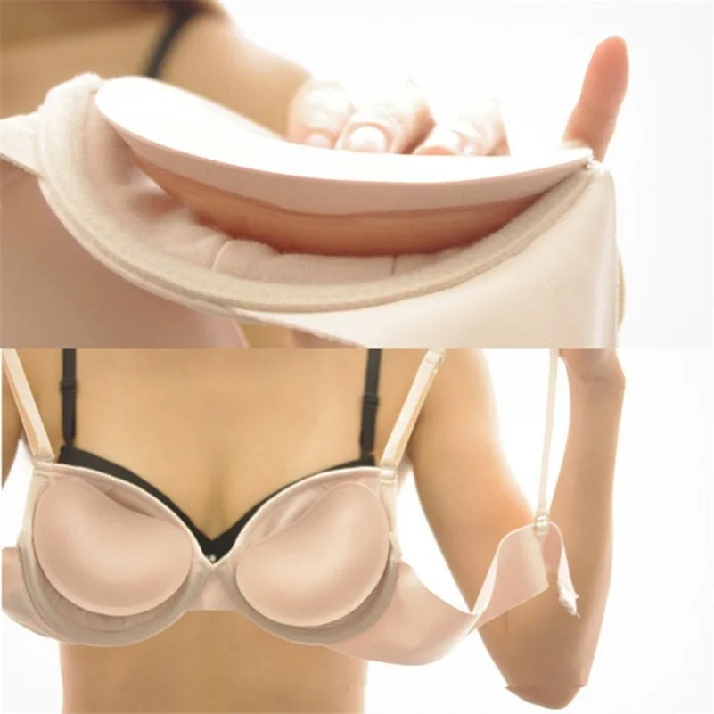 Convenient Women Adhesive Bras Push Up Pads Invisible Bras Petals Strapless Good Sticky Chest Enhancers Look Bigger Skin 10