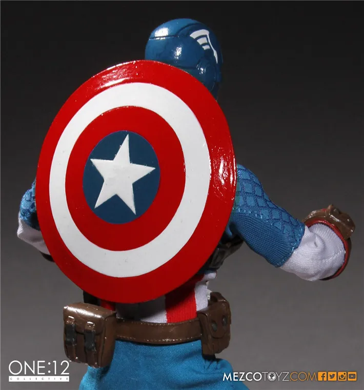 MEZCO Marvel Капитан Америка версия один: 12 коллективные высококачественные BJD Фигурки