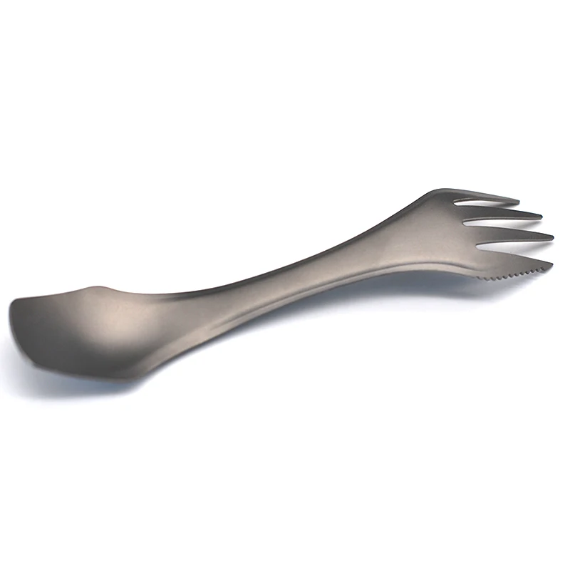 Pure Titanium Knife And Fork Spoon Multi function IN Titanium Multi
