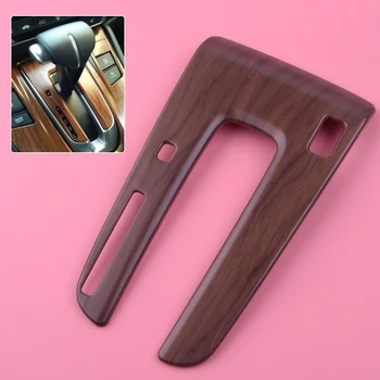 

DWCX 1Pc Peach Wood Grain Car Interior Gear Shift Panel Trim Cover Fit For Honda CRV CR-V 2017 2018