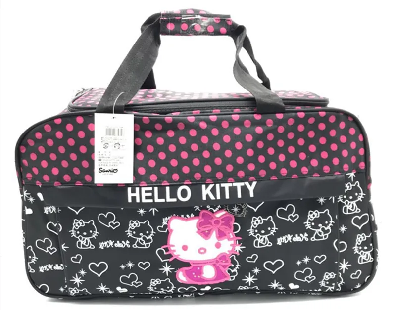 Hello kitty Большая вместительная Дорожная сумка на короткие расстояния Женская дорожная сумка