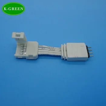 

50X 4pin connector for 5050 RGB LED strip free shipping
