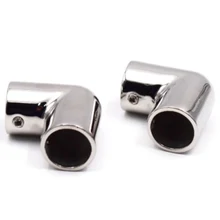 2 шт. сверхмощный 316 лодка морской ручной рельс фитинг 90 градусов 7/" локоть нержавеющая сталь полированное крепление Аппаратные средства