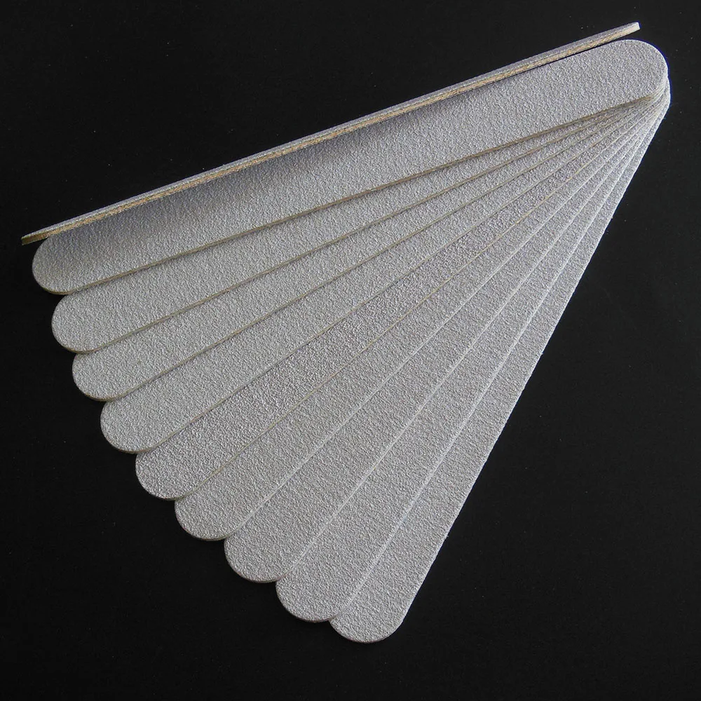 

50 pcs zebra wood nail file wooden emery board 100/180 dispoable nail file durable nail file manicure tool