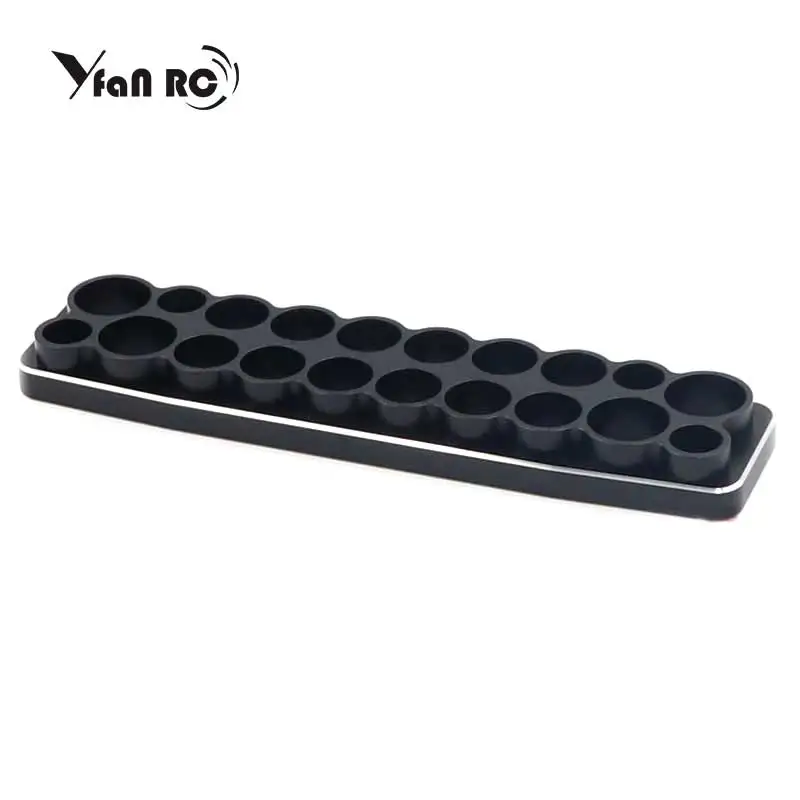 

1Pcs RC Model Screw Driver Aluminium alloy Shelf Hex Screwdriver Tool Kit Stand Holder FPV Tool Storage Rack F210