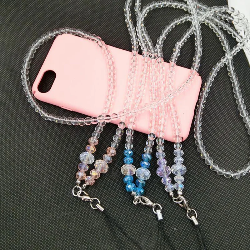 Multi-function Mobile Phone Straps Rope For iPhoneX 7 8 Plus Edge Lanyard Neck Crystal Strap Decoration SMSNXY | Мобильные телефоны