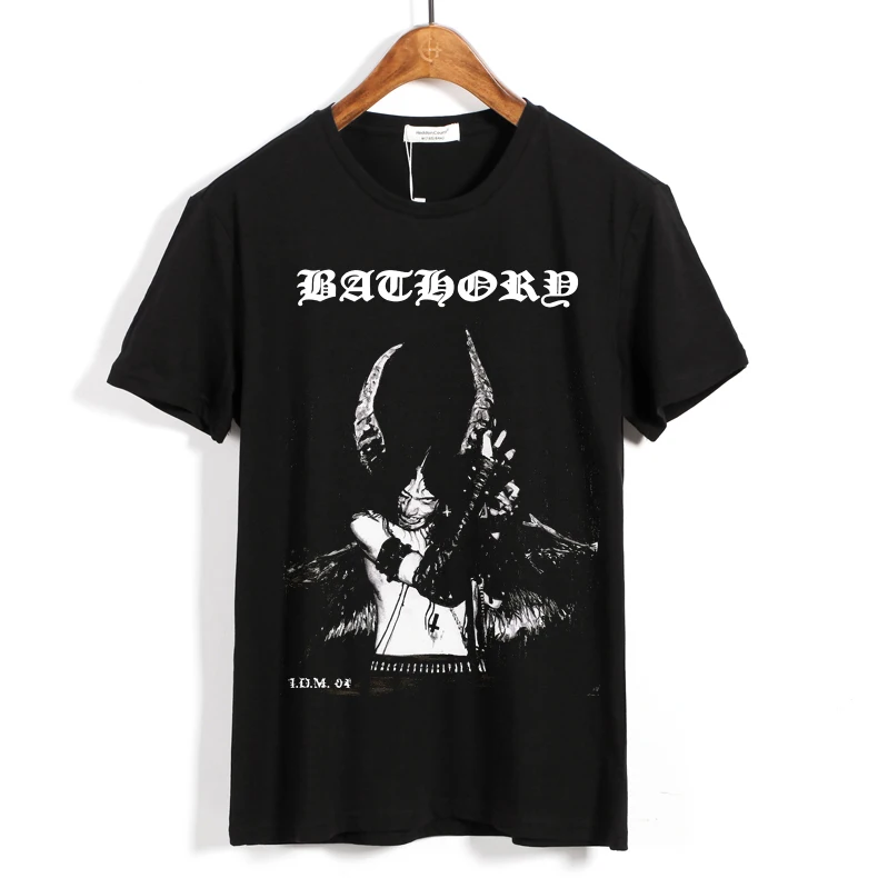 2 дизайна Harajuku Sweden Bathory Band Anubis рок брендовая черная рубашка Viking Metal Хлопок Уличная Футболка camiseta - Цвет: 2