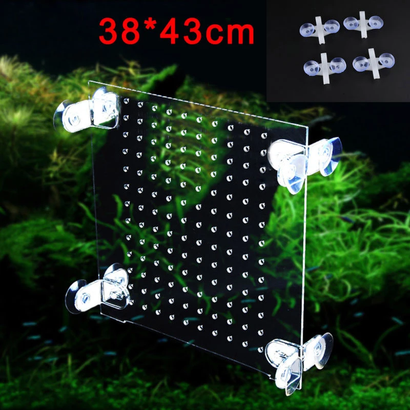 3mm Breeding Aquarium Fish Accessories 38*43CM Fish tank Aquarium
