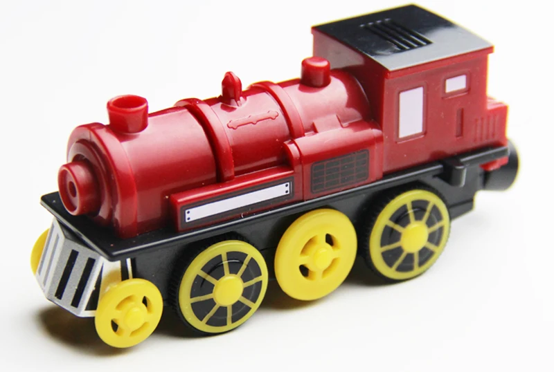 motorised wooden train set