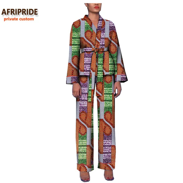 2019 autumn african style women pajamas AFRIPRIDE private custom full