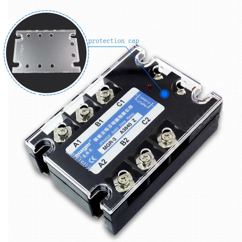 Бесплатная доставка 1 шт. высококачественное реле 40 А Mager SSR MGR-3 3840Z трехфазное