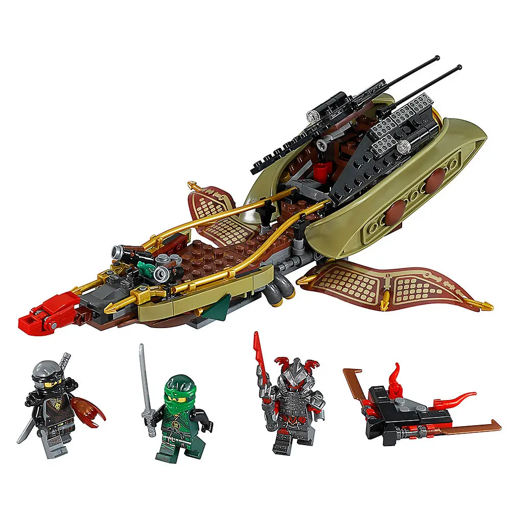 Baratos Compatible con la sombra de la destino Legoe Ninjagoe 70623 bloques de construcción juguetes para niños modelo chico regalo 378 Uds.