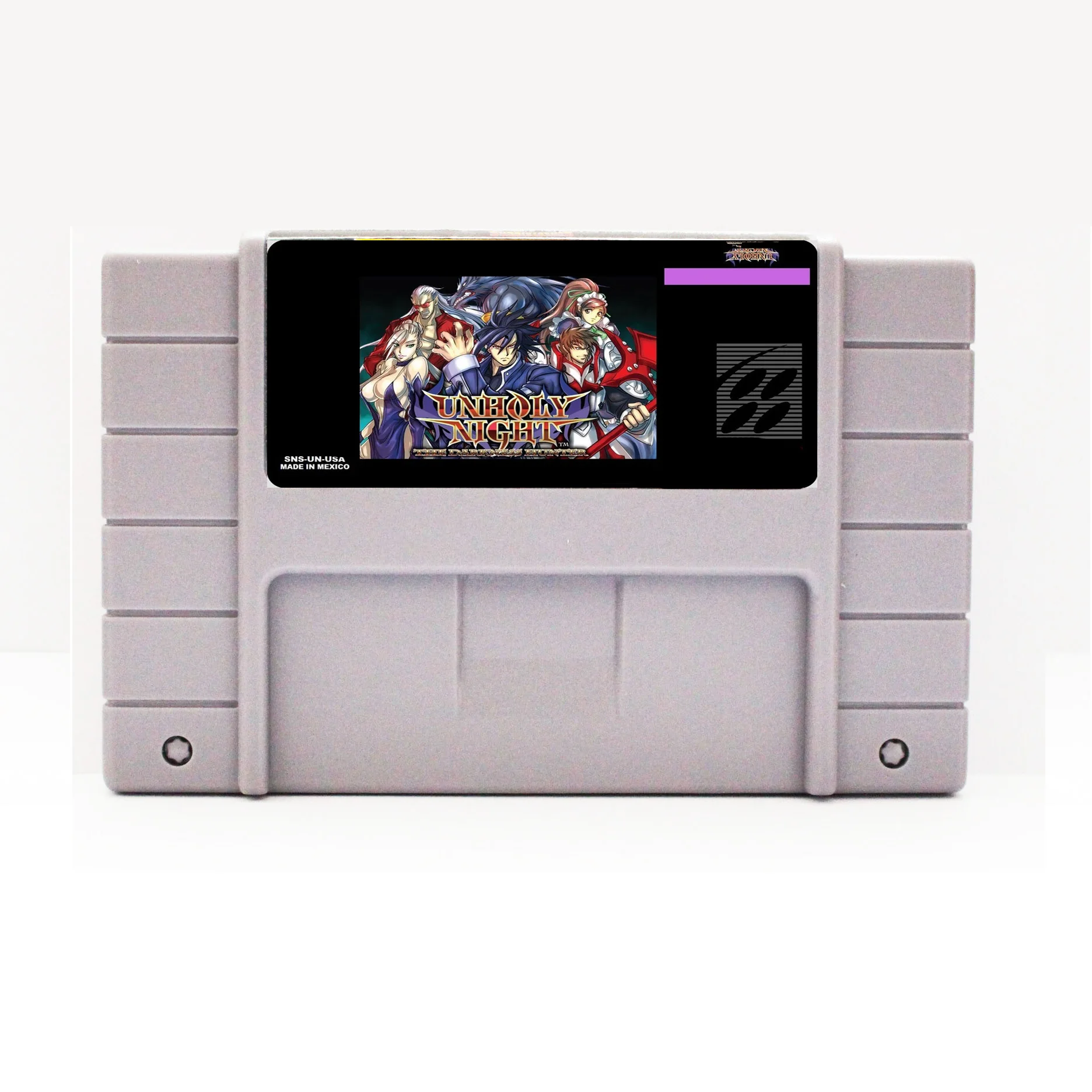 

Unholy Night -16 bit For USA NTSC Game Player Big Gray Game Card