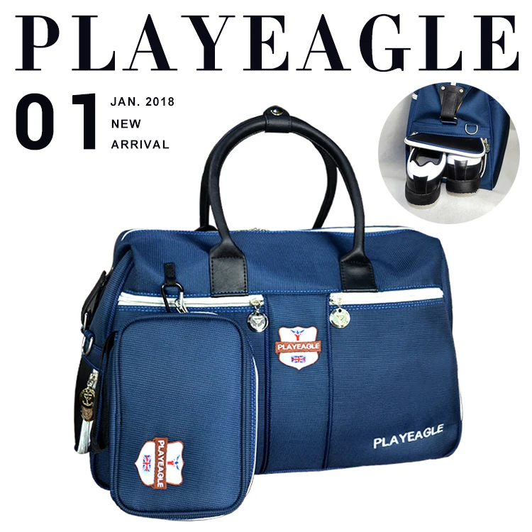 PLAYEAGLE Unisex Brand New Waterproof Golf Clothing Bag Shoes Package Anti-dirt Box-shaped Bag Large Capacity Golf Boston Bag PLAYEAGLE Unisex Brand New Waterproof Golf Clothing Bag Shoes Package Anti-dirt Box-shaped Bag Large Capacity Golf Boston Bag