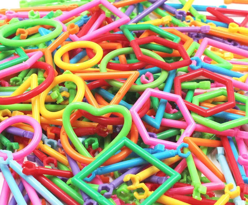 MOTOHOOD 420pcs Plastic Block Magic Building Block Sets Models & Building Toy For Children Enlighten Educational Toys Star Round (5)