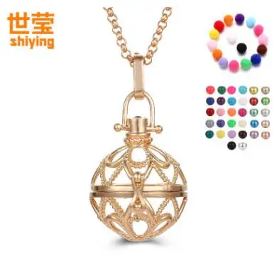 SHIYING 4 colour big size but with Multicolor 16mm Pregnancy Ball Bead Angle Copper Metal Maternity Necklace SYYF0061 | Украшения и