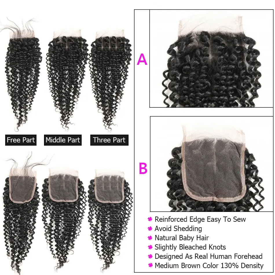Alimice Mongolian Kinky Curly Hair Bundles with Closure 3 Or 4 Bundles With Closure 100% Remy Human Hair Bundles with Closure 1B Alimice Mongolian Kinky Curly Hair Bundles with Closure 3 Or 4 Bundles With Closure 100% Remy Human Hair Bundles with Closure 1B