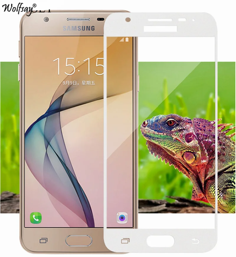 Стекло Wolfsay для Samsung Galaxy J3 2016 2 шт. защита экрана закаленное стекло J320F пленка