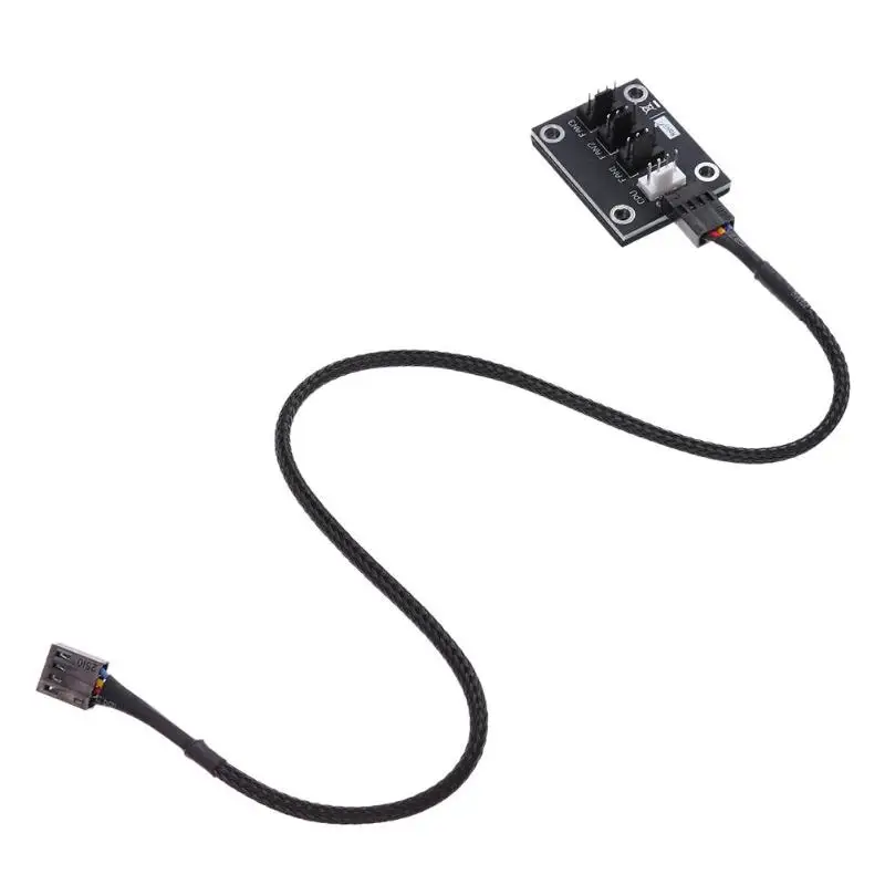 12V 4 Way PWM Controller Splitter Hub power cord for 3pin 4pin font b connector b