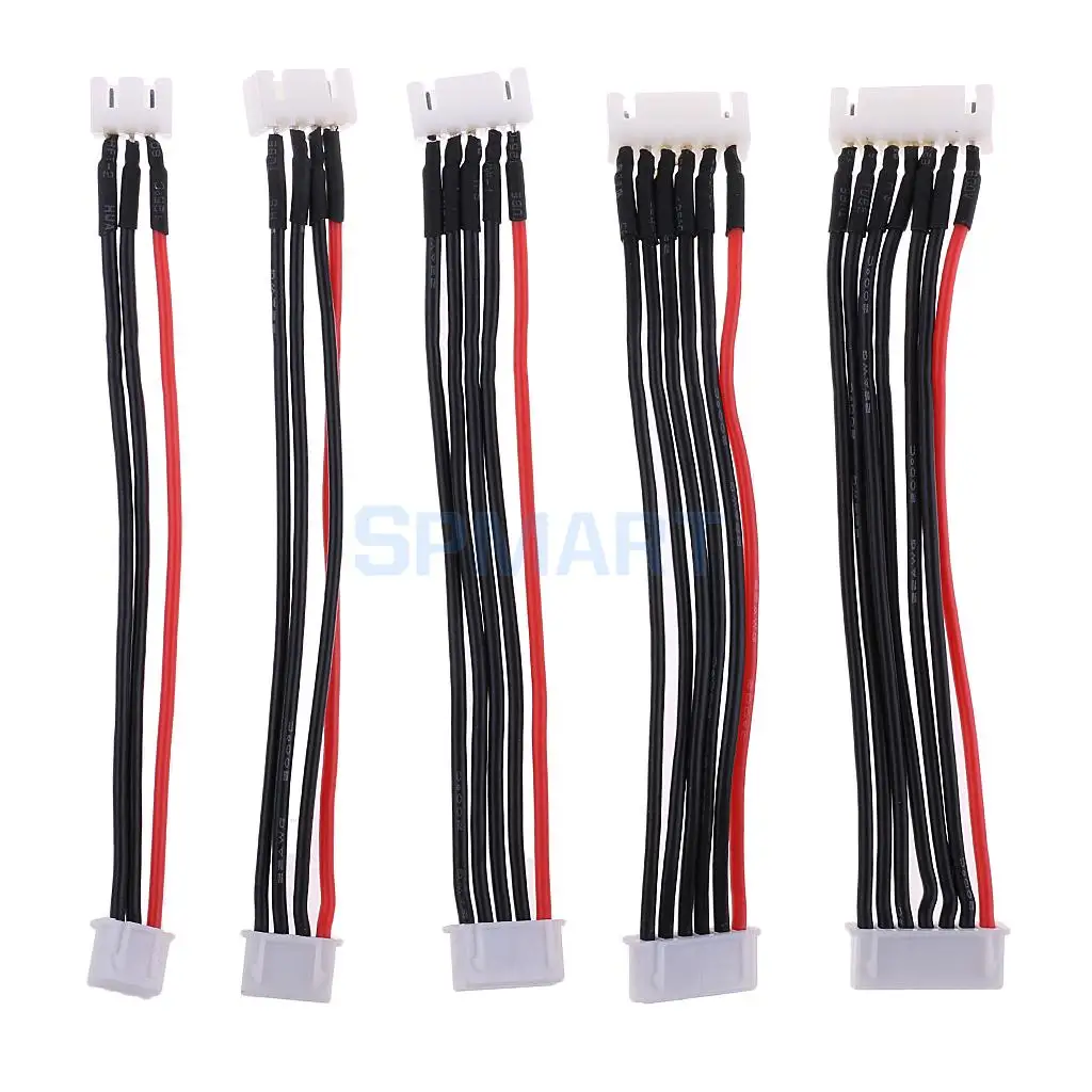 JST-XH 2S 3S 4S 5S 6S LiPo Balance Cable Charging Power Wire 10cm for RC Drone FPV Quadcopter Rechargeable Lipo Battery