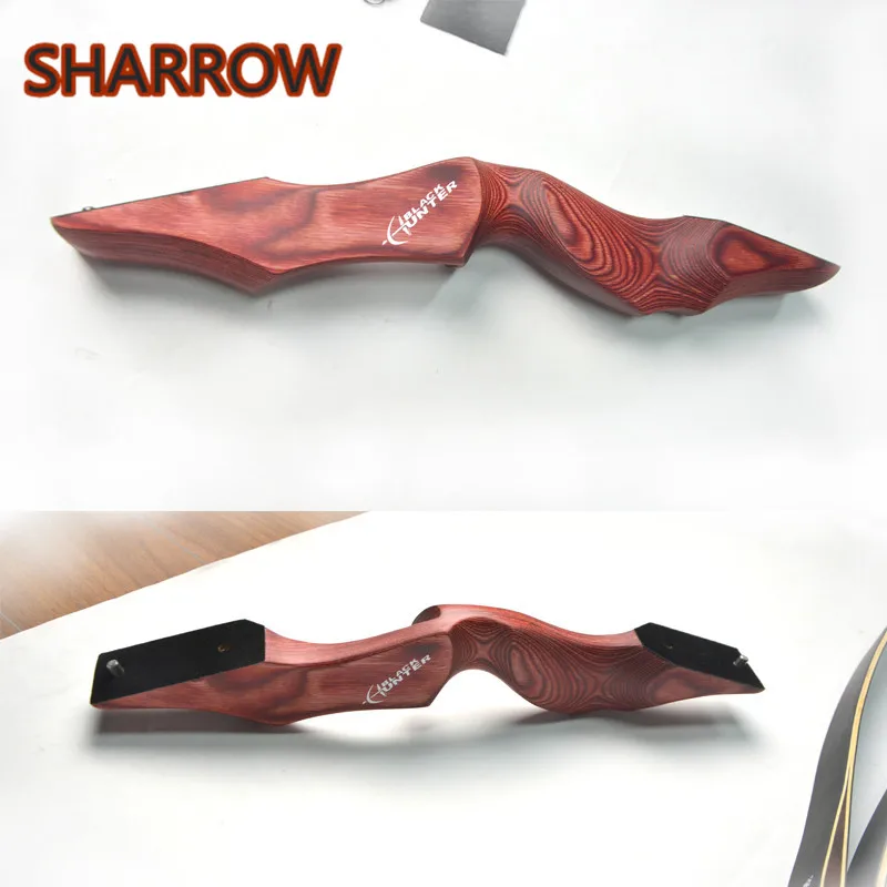 

15" Archery Riser Red Bow Riser TakeDown Recurve Longbow Handle Right Hand Recurve Riser Outdoor Hunting Shooting Accessories