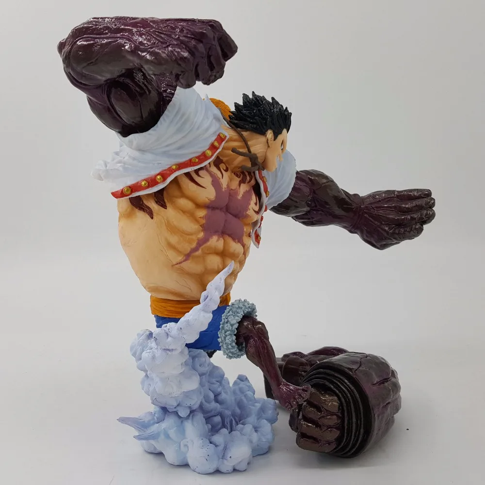 Цельная фигурка обезьяны D Luffy Gear 4 200 мм Аниме One Piece Луффи Зоро Санджи модель