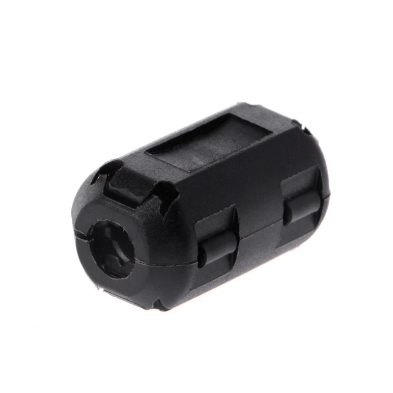 5 Pcs 5mm Clip-On Ferrite Ring Core Noise Suppressor For EMI RFI Clip Cable Active Components Filters