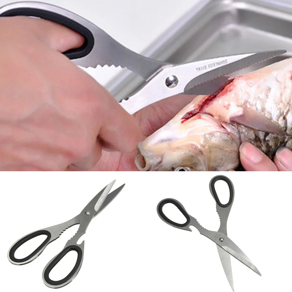 Новые многофункциональные кухонные ножницы из нержавеющей стали, профессиональные ножницы для птицы, ножницы для куриных костей, инструмент для приготовления пищи