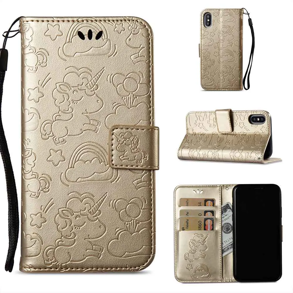 

KISSCASE Unicorn Wallet Phone Case For Xiaomi Redmi Note 5 5A 4 4X 5 Plus 5A 4X 3S Card Holder PU Leather Cases For Xiaomi Mi 5s