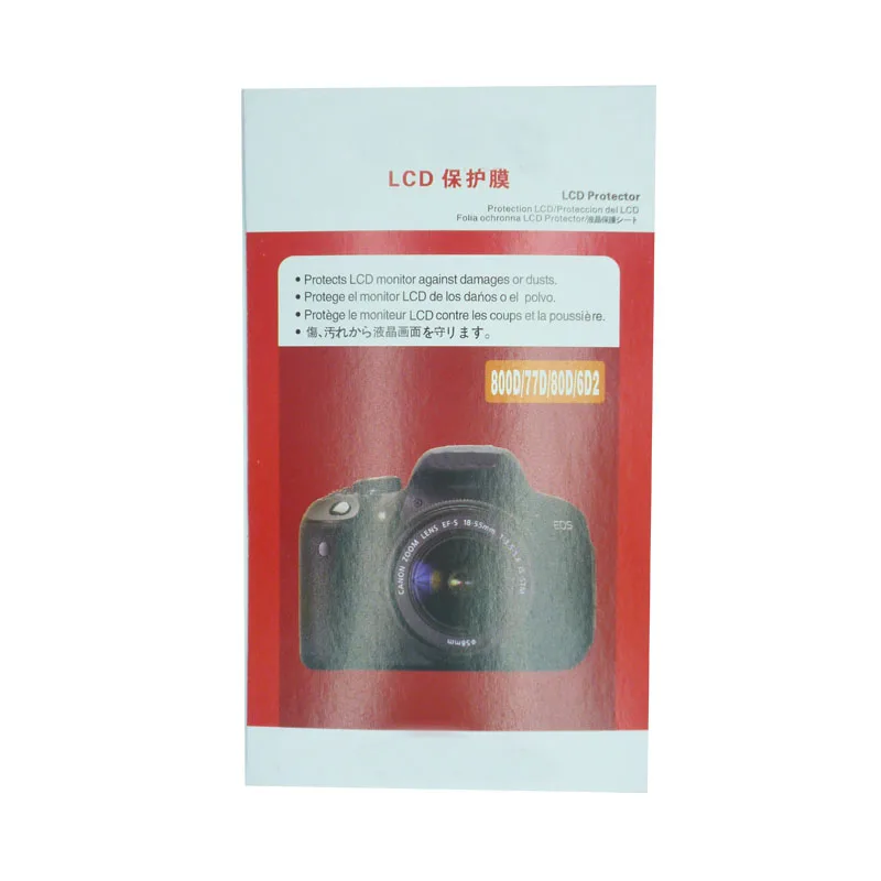 20 шт./лот мягкий камера защитная пленка для экрана Canon 5D2 5D3 600D 60D 6D 700D 750D 70D 1200D 1300D 1500D