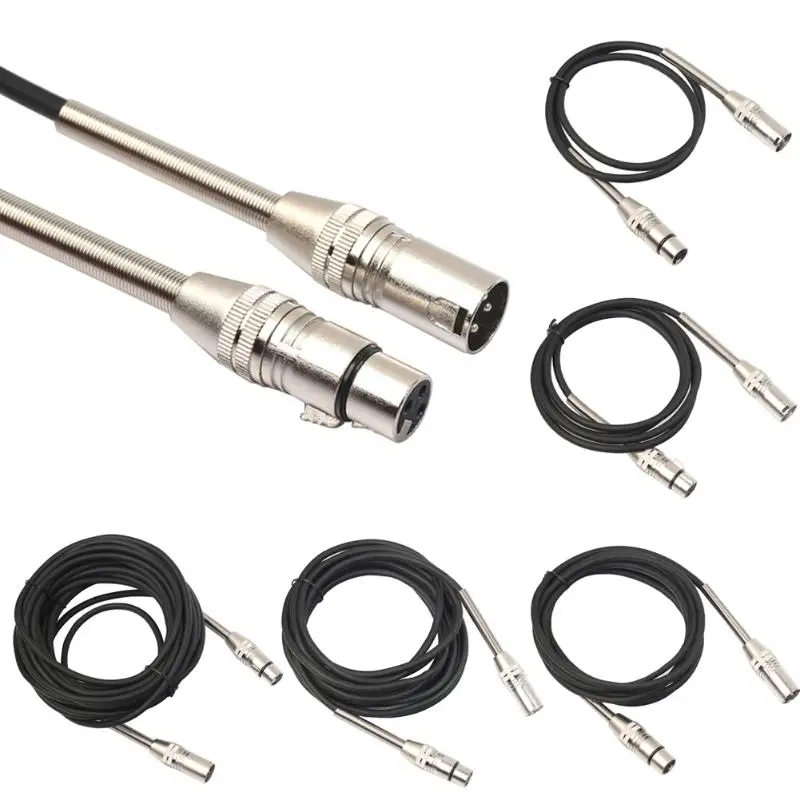 XLR Microphone Audio Sound Cable XLR Male to Female Extension Aux Cable