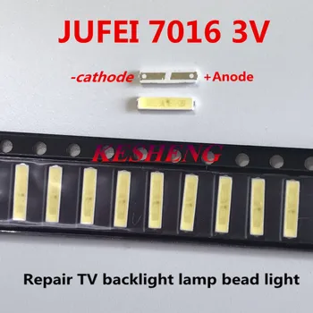 

50PCS JUFEI LED 7016 LED TV Backlight DOUBLE CHIPS Cool white High Power 1.2W 3V 7016 for LED LCD Backlight TV Application