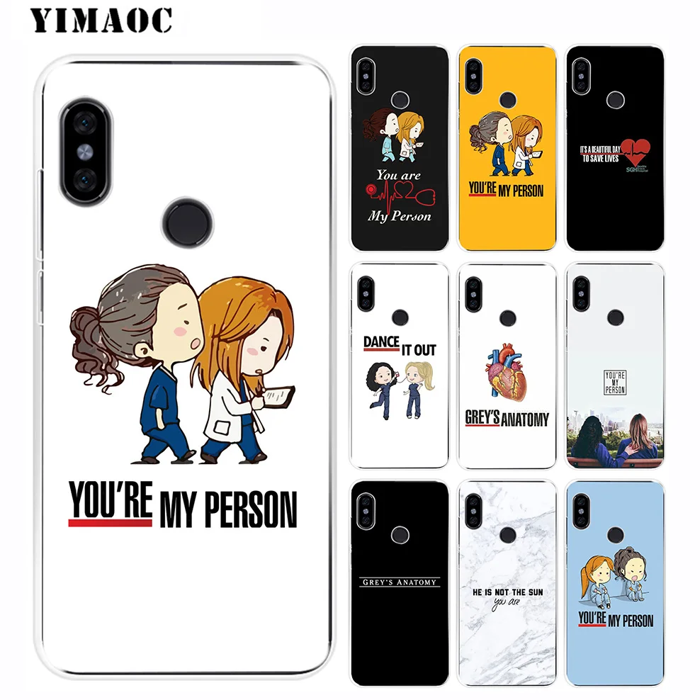 YIMAOC Greys Anatomy Person Soft Silicone Case for Xiaomi Redmi 6 6A 5A 5 S2 Puls Note 8 7 4X 4 4A Pro Go |