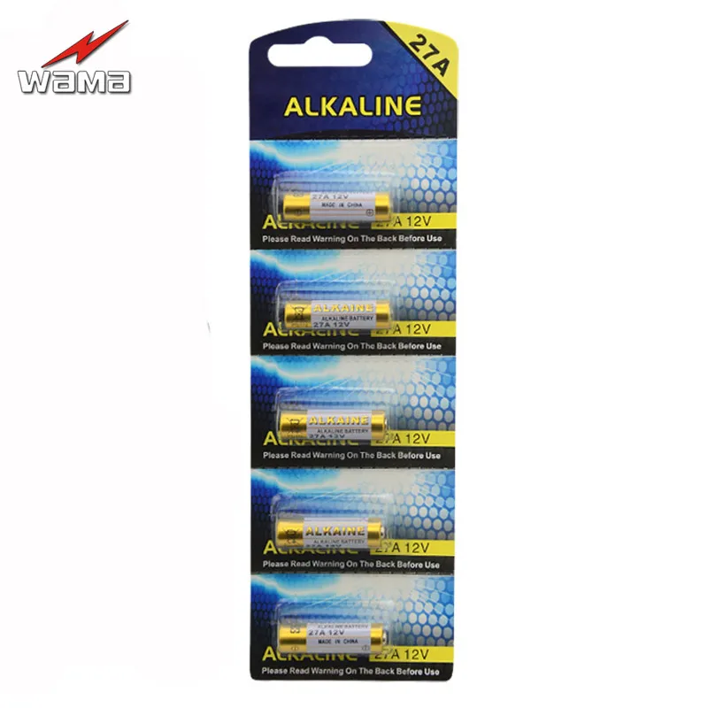 

5pcs/lot MN27 27A A27 L828 VR27 High Voltage Alkaline Batteries for Doorbell Dry Cell Flashlight Calculator Mercury Free
