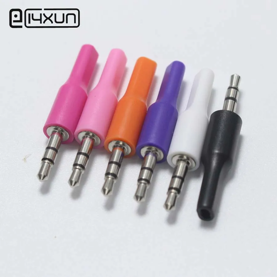 2pcs 2.5mm 3 pole Stereo Headset Plug Audio Plugs Adapter Connector for