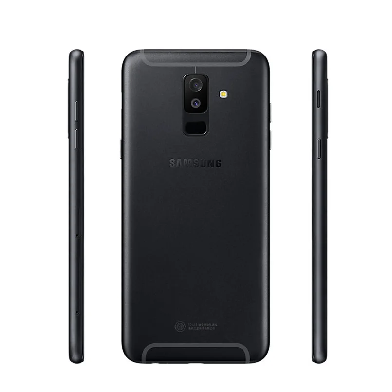 Samsung Galaxy A6050 A6+ мобильный телефон 6,0 дюймов FHD 4 Гб+ 64 Гб Восьмиядерный 16,0 Мп+ 5,0 МП 24,0 МП фронтальная камера Android 4G LTE смартфон