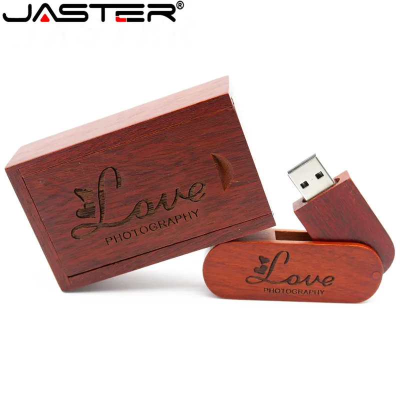 JASTER(10 шт бесплатный логотип) деревянный саблей usb+ коробка USB флэш-накопитель Флешка 4 ГБ 8 ГБ 16 ГБ 32 ГБ 64 ГБ логотип клиента свадебный подарок