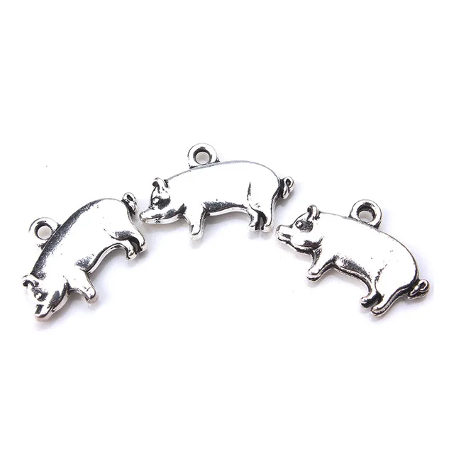 10pc-lot-20-12mm-Pig-Charms-Antique-Silver-Tone-necklace-pendant-DIY-charms-for-jewelry-making.jpg_640x640