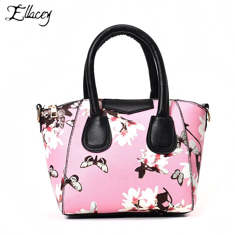 

Fashion Women Large Capacity Handbag Tote Ladies Flowers Butterfly Printed Party Shoulder Bag Crossbody Bag bolsa feminina