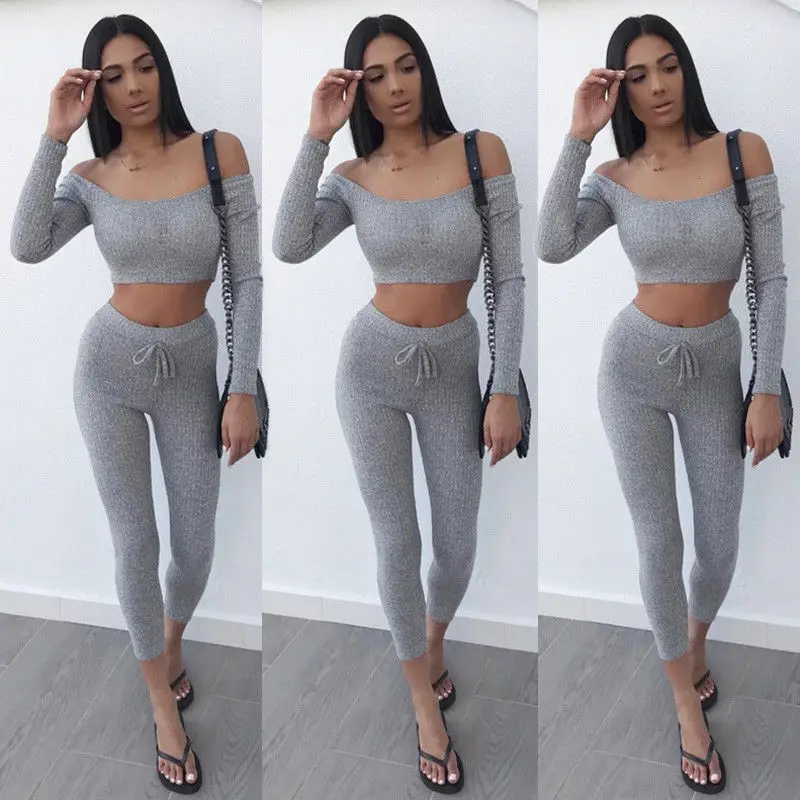 2 шт. Женский однотонный боди с открытыми плечами|women jumpsuit|fashion jumpsuitjumpsuit fashion |
