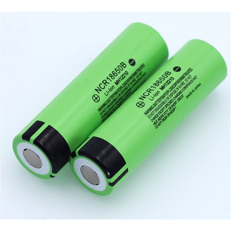 Для Panasonic 18650 аккумулятор 3400 mah 3,7 v литиевая батарея для NCR18650B 3400 mah подходит для фонарика батареи - Цвет: 2pcs