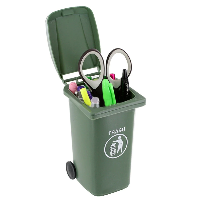 Us 8 38 10 Off Whole Waste Bins Icarekit Mini Curbside Desk Trash Recycle Can Garbage Office Set Gift Of Fun 460576 In From Home